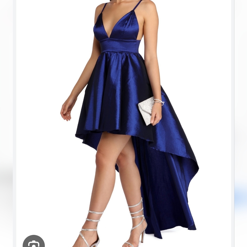 Elegant Blue Evening Dress